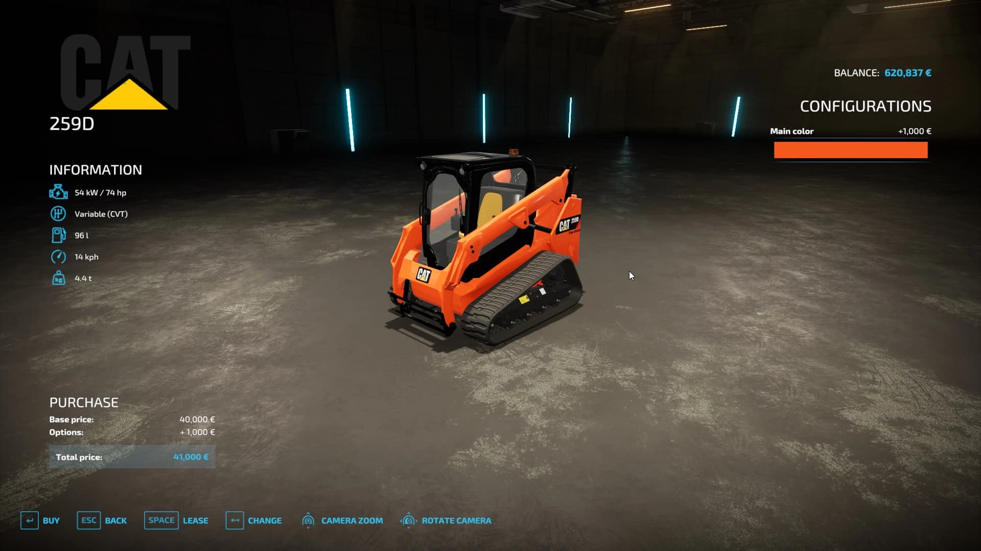CAT 259D 3