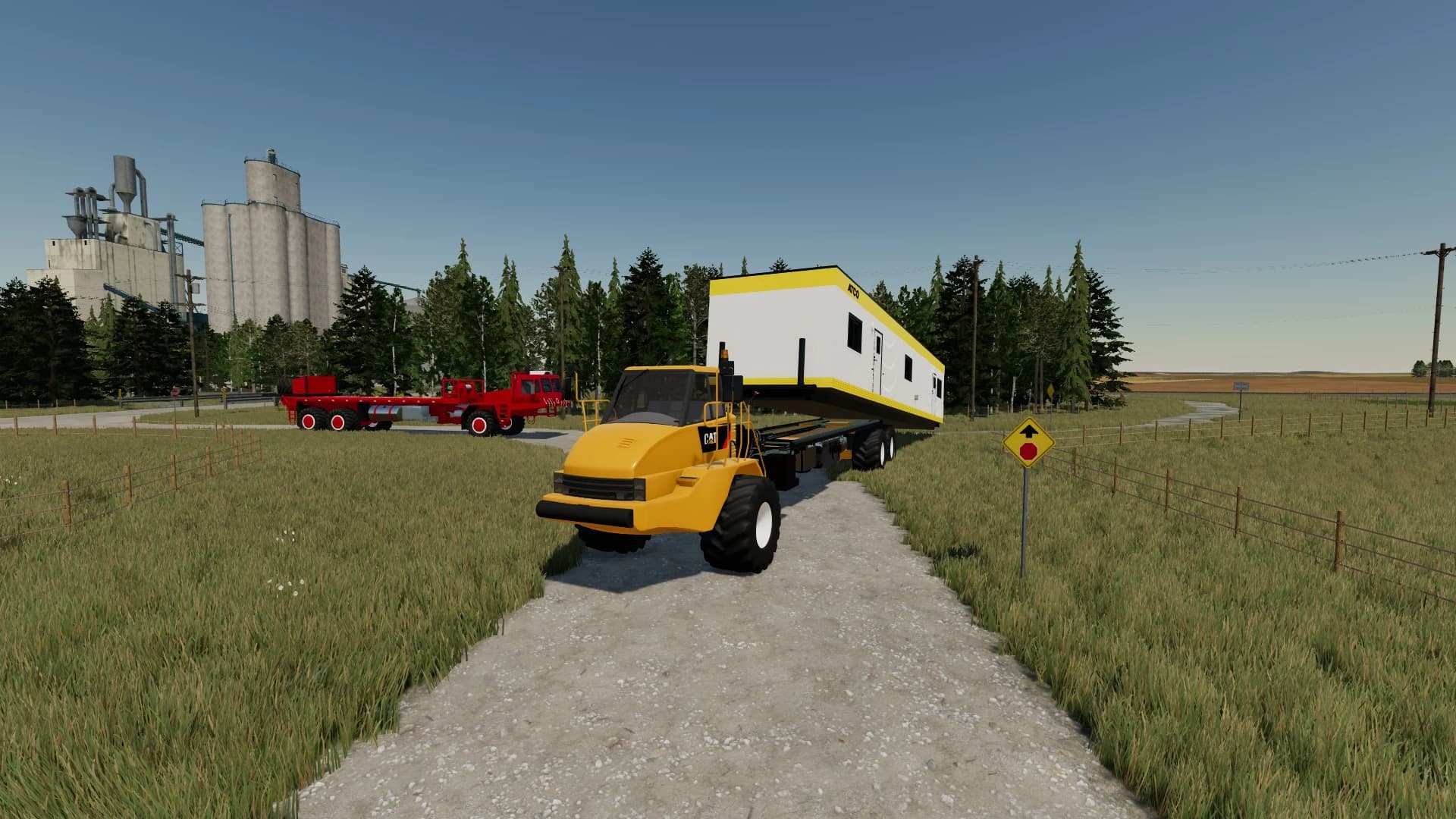 CAT 725A BED TRUCK