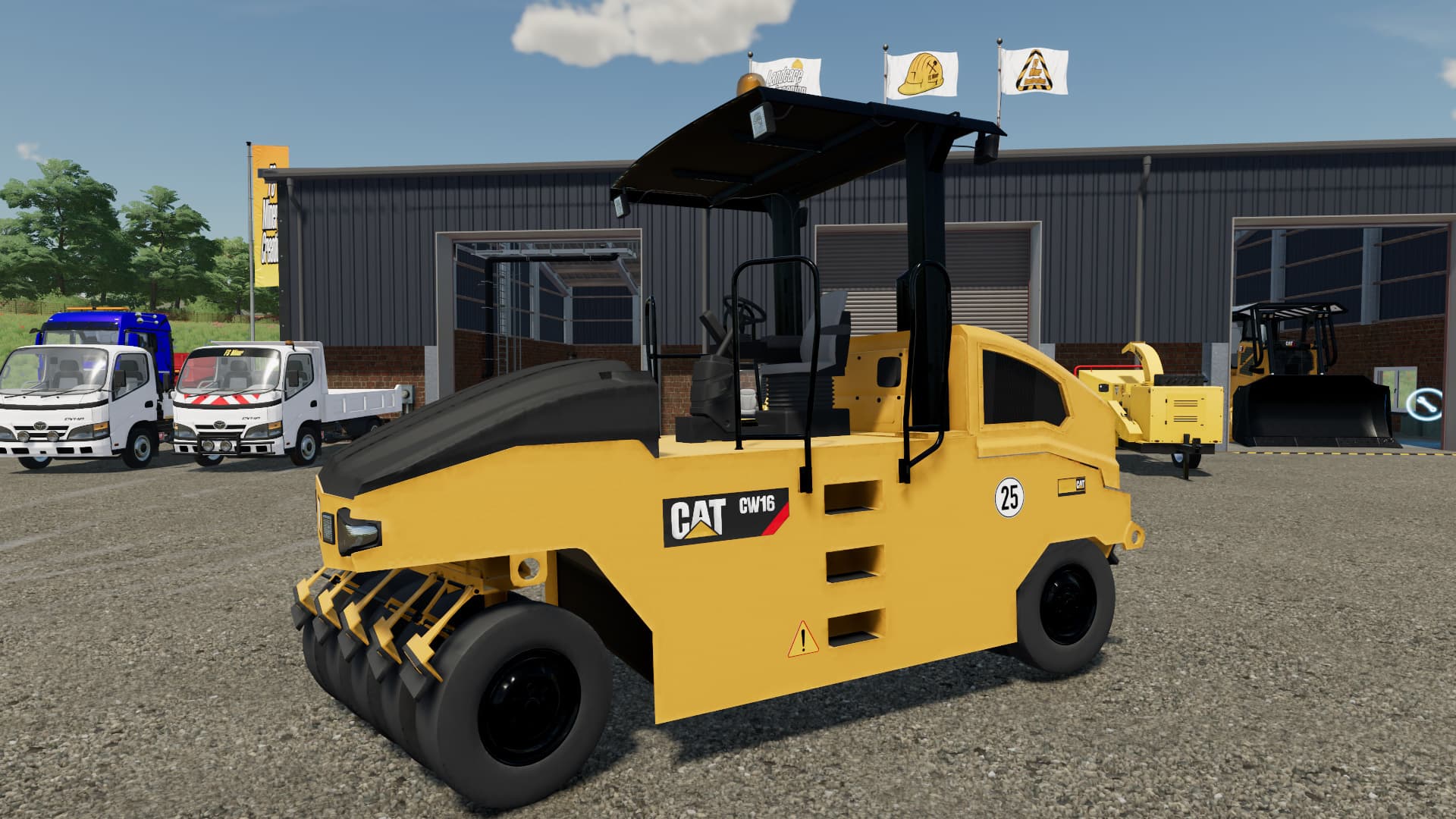 CAT CW-16 Pneumatic Roller