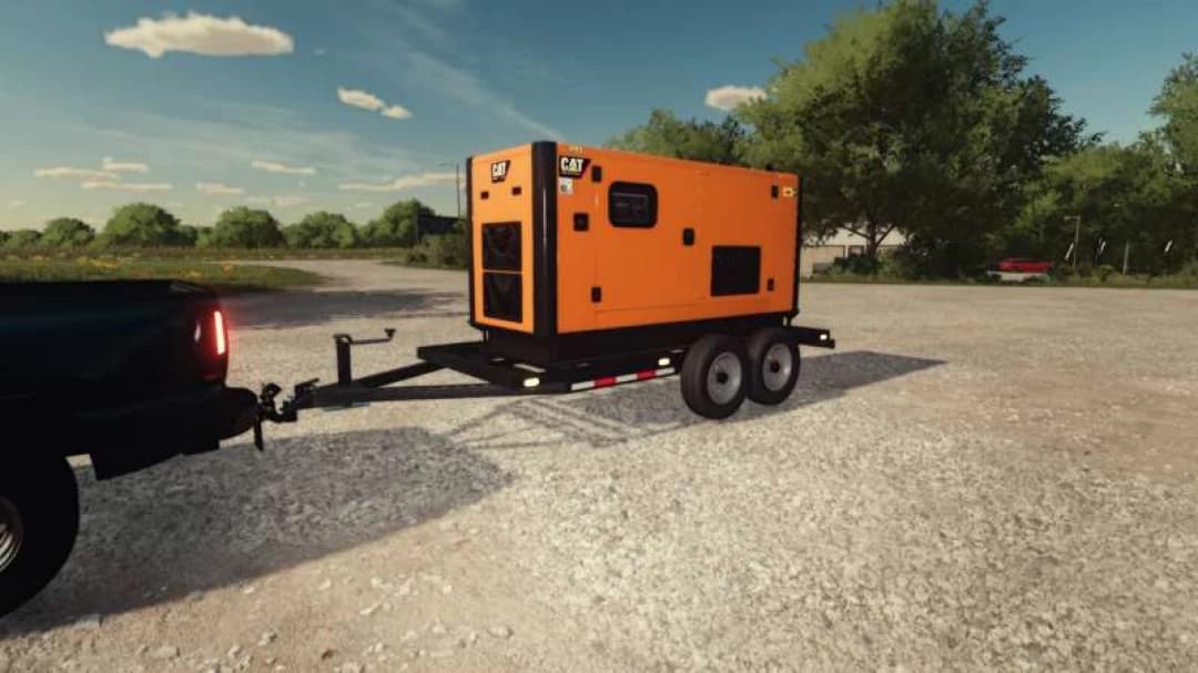 CAT DIESEL GENERATOR TRAILER