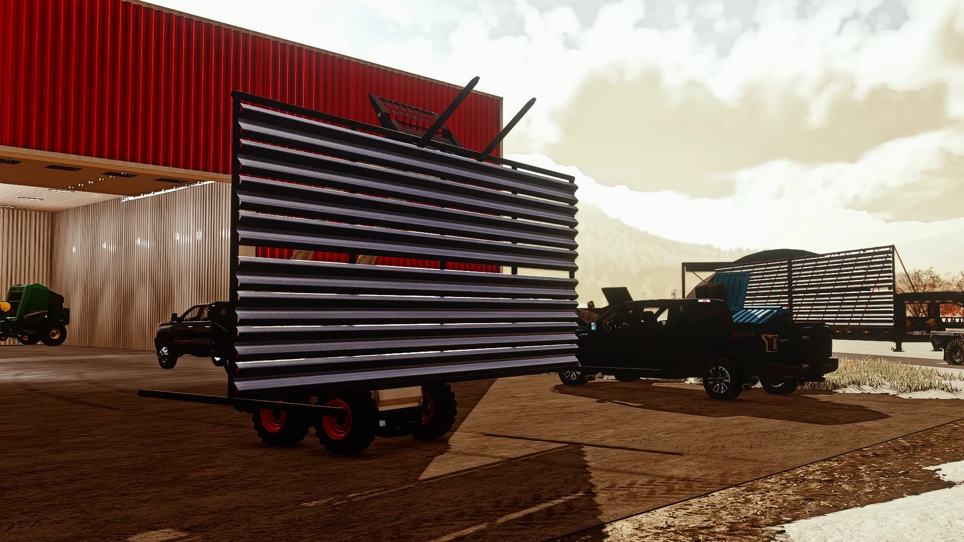 CATTLE WIND BREAK 2