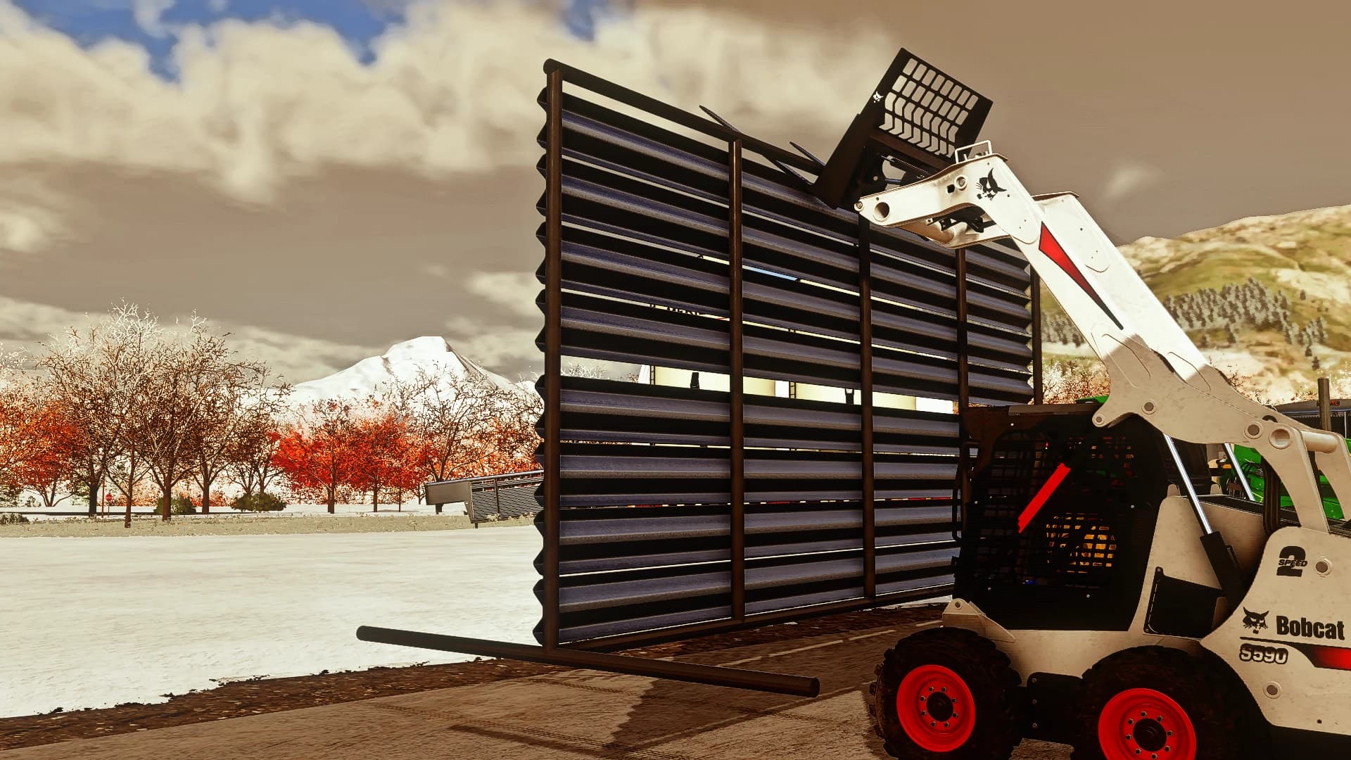 CATTLE WIND BREAK