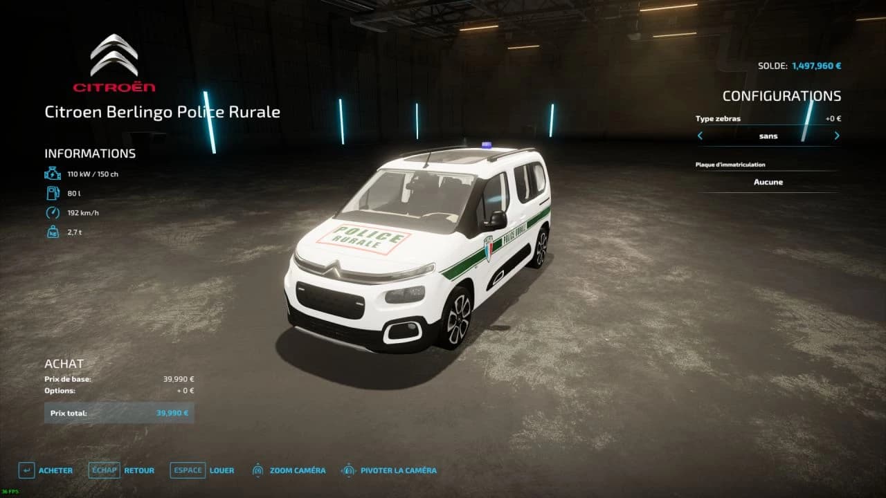 CITROËN BERLINGO (POLICE RURALE) 4