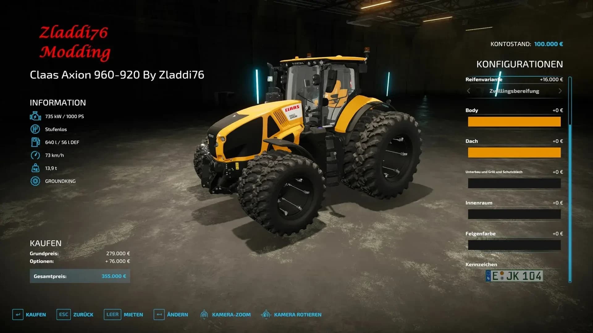 CLAAS AXION 960 4