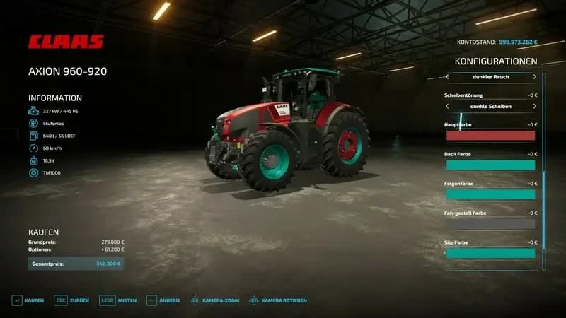 CLAAS AXION 960
