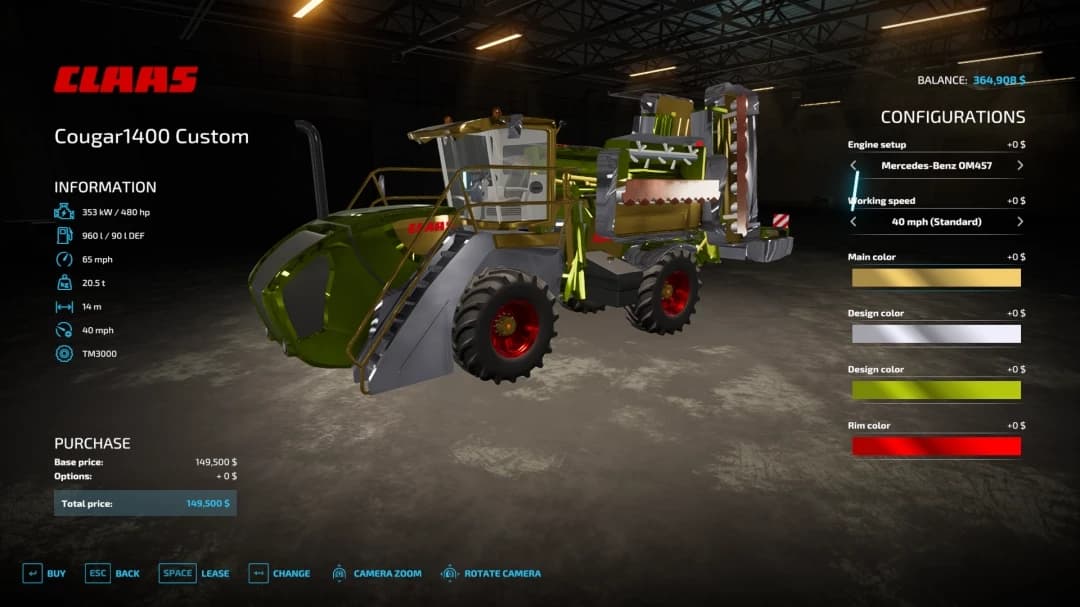CLAAS COUGAR 1400 4
