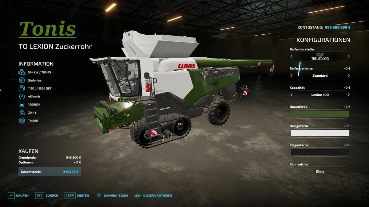 CLAAS LEXION 2 IN 1 PACK 3