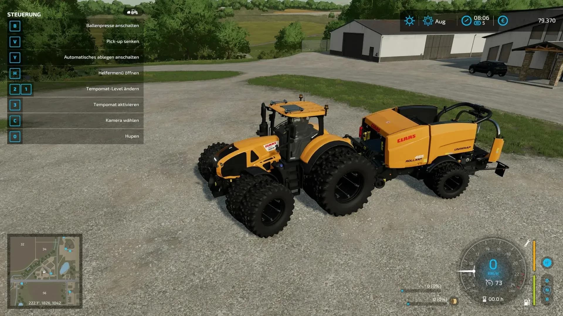 CLAAS ROLLANT 455 UNIWRAP 2