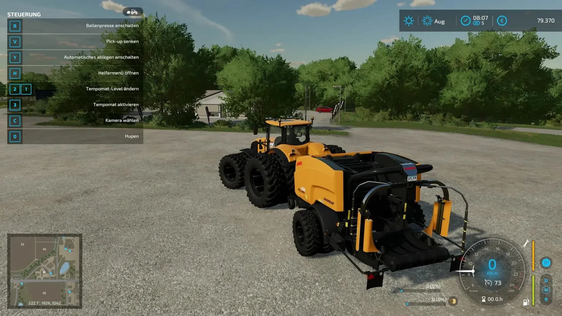 CLAAS ROLLANT 455 UNIWRAP