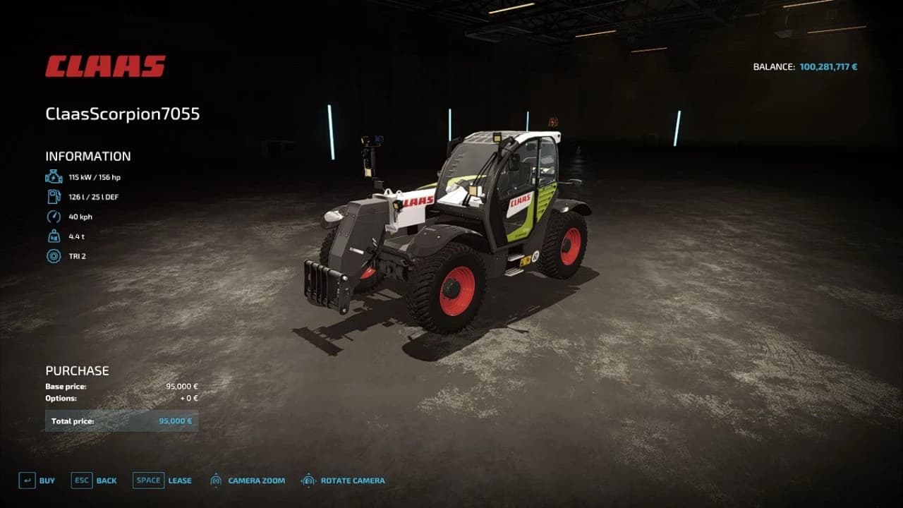 CLAAS SCORPION 7055 2