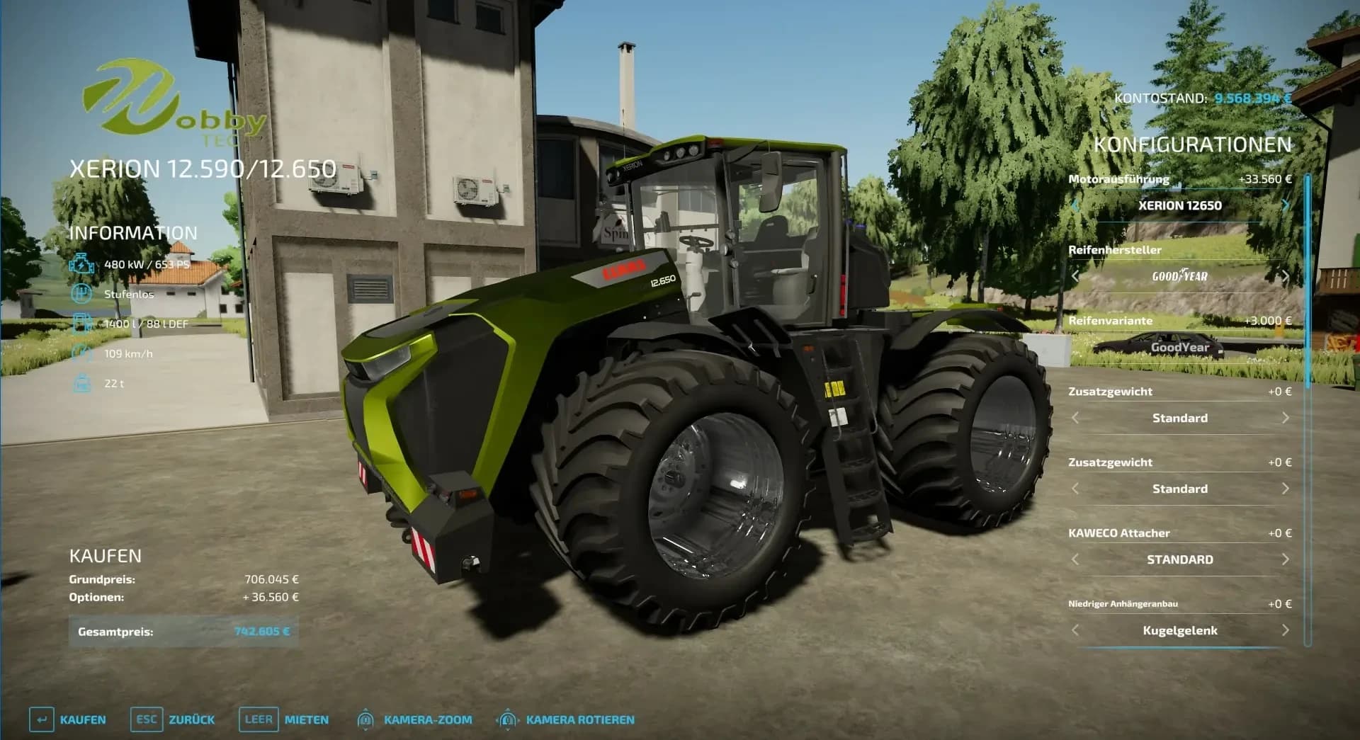 CLAAS XERION 12.590/12.650 5