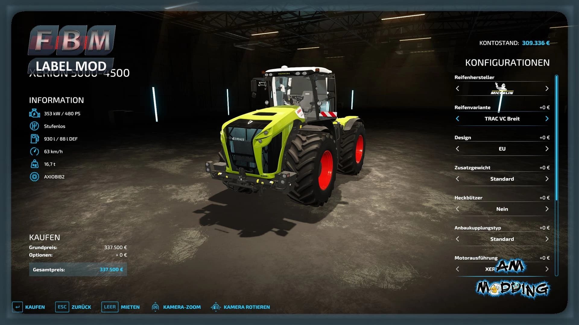 CLAAS XERION 5000 - REBUILD 3