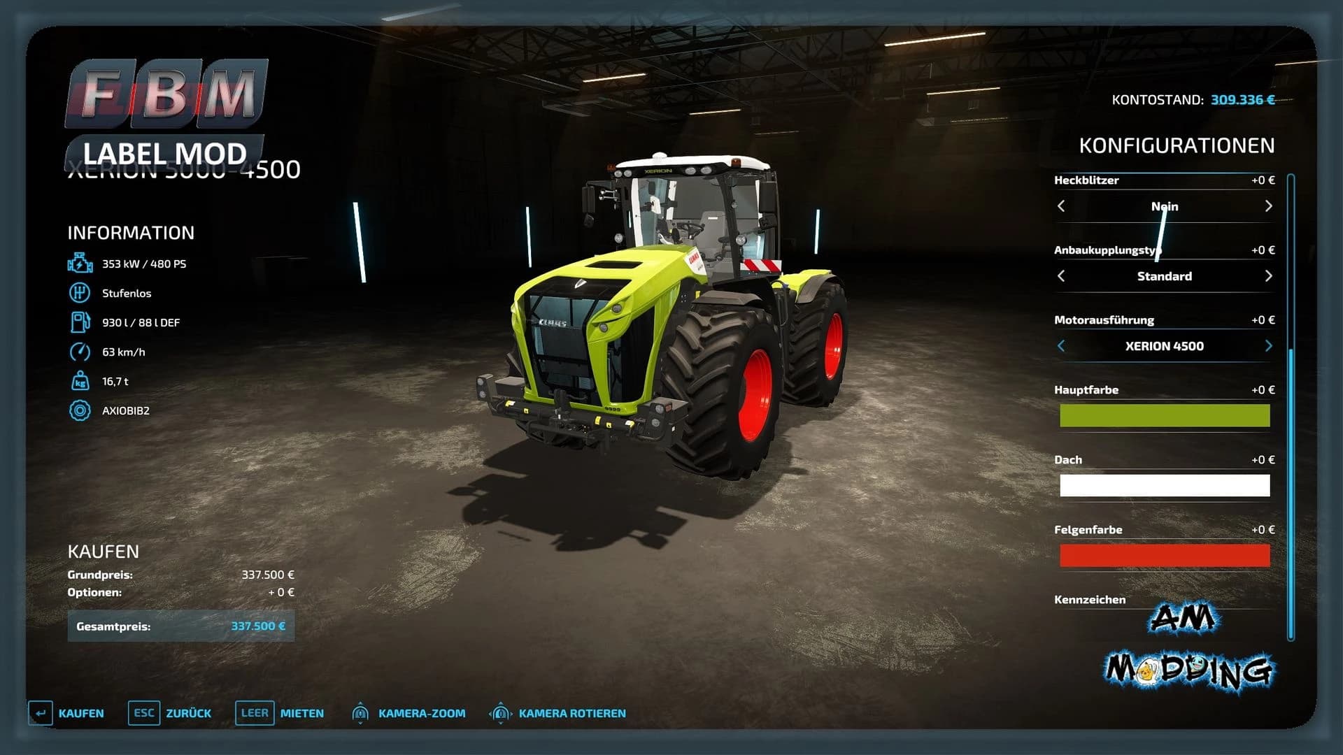 CLAAS XERION 5000 - REBUILD