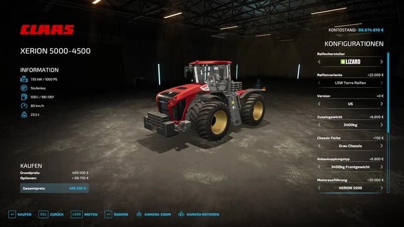 CLAAS XERION 5000 2