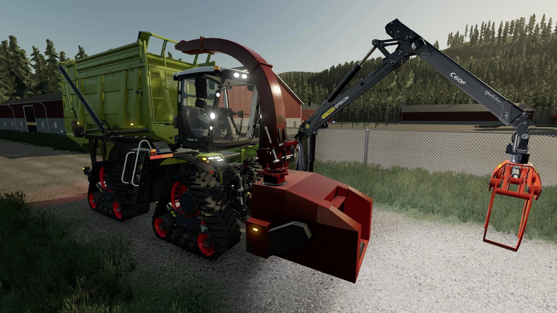 CLAAS XERION WOOD CRUSHER 5