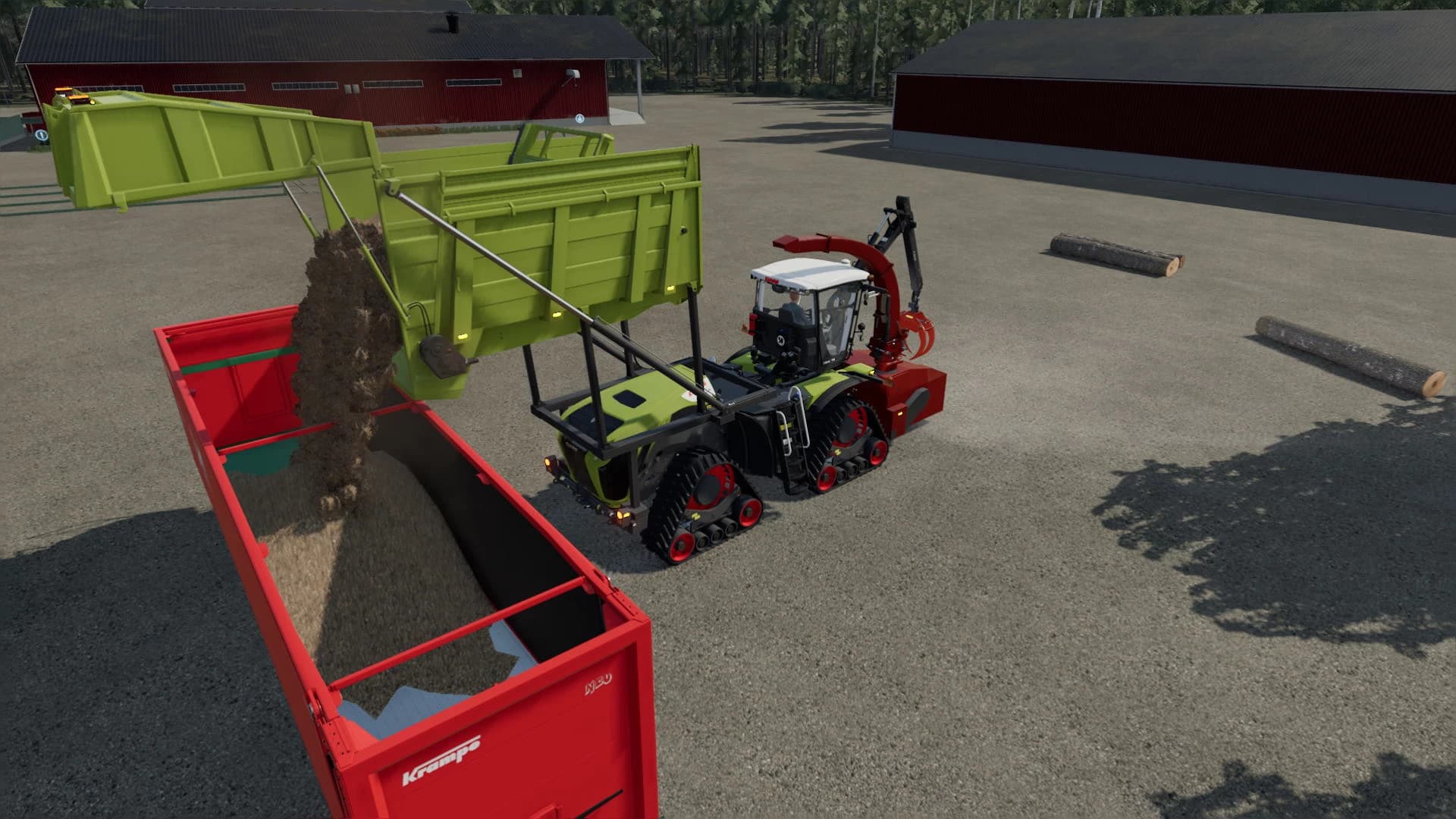 CLAAS XERION WOOD CRUSHER 4