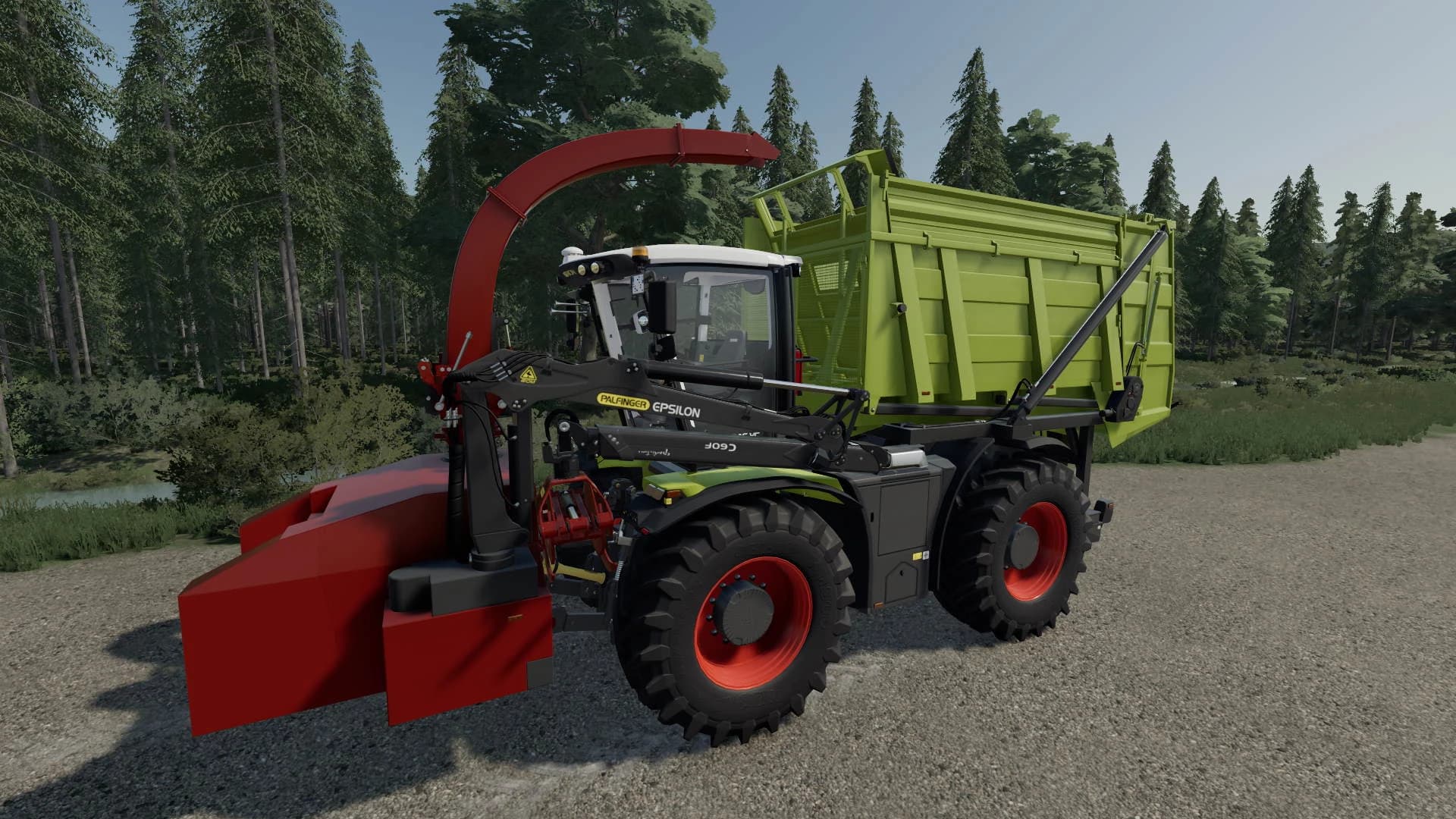 CLAAS XERION WOOD CRUSHER 2