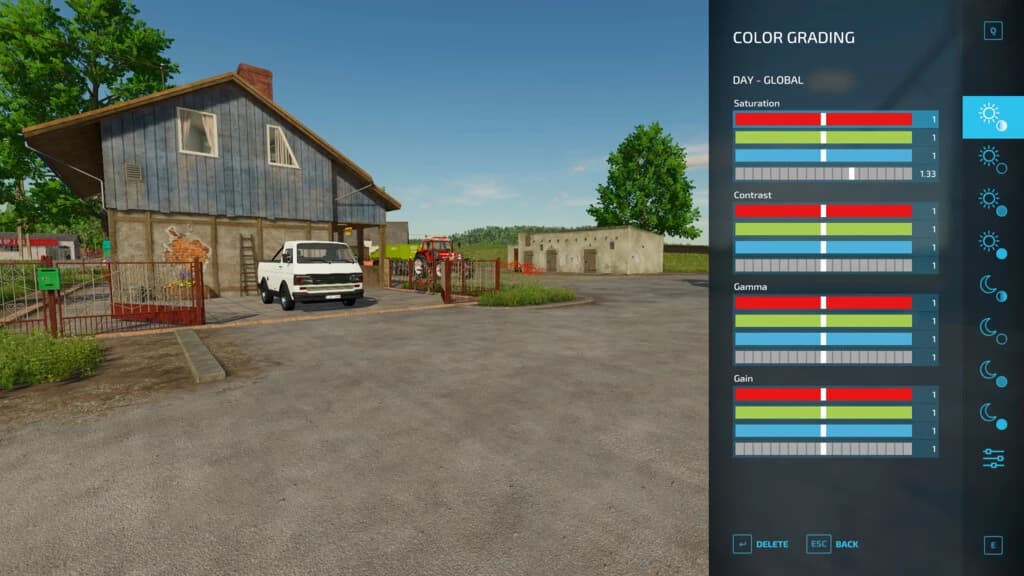 COLOR GRADING EDITOR