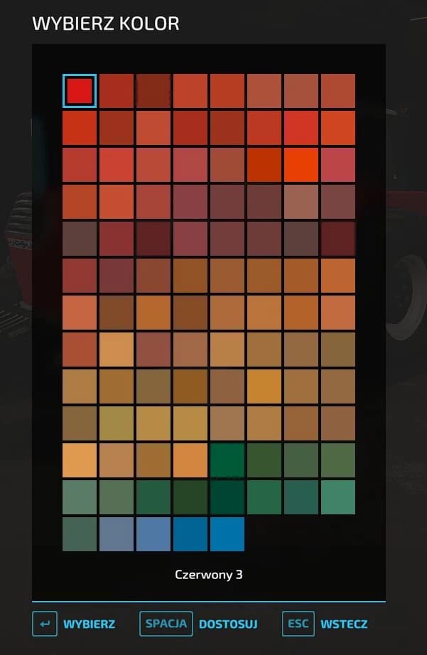 COLORS FOR PREFAB TYPE URSUS 3
