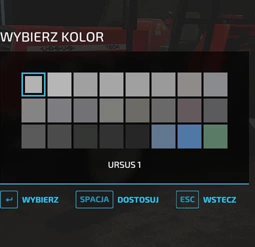 COLORS FOR PREFAB TYPE URSUS 2