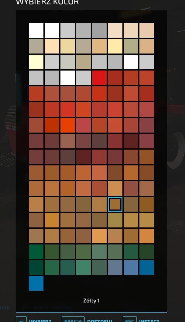 COLORS FOR PREFAB TYPE URSUS