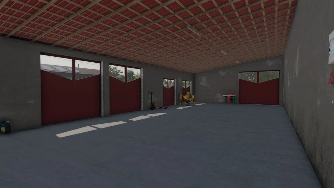 CONCRETE BLOCK GARAGE