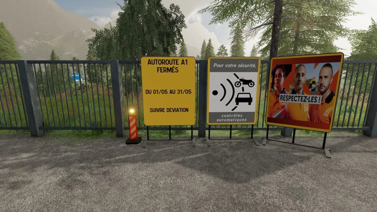 CONSTRUCTION SIGNS