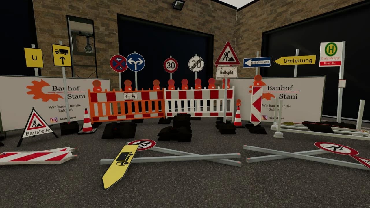 CONSTRUCTION SITE SIGNS PACK 2