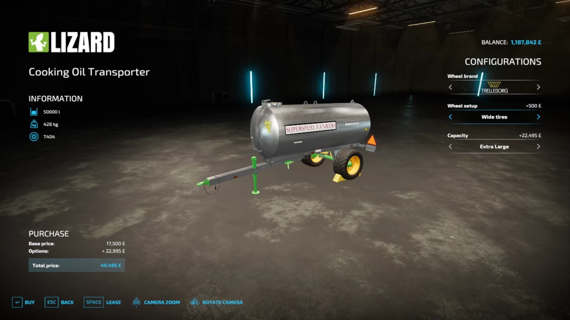 COOKING OIL TRANSPORTER