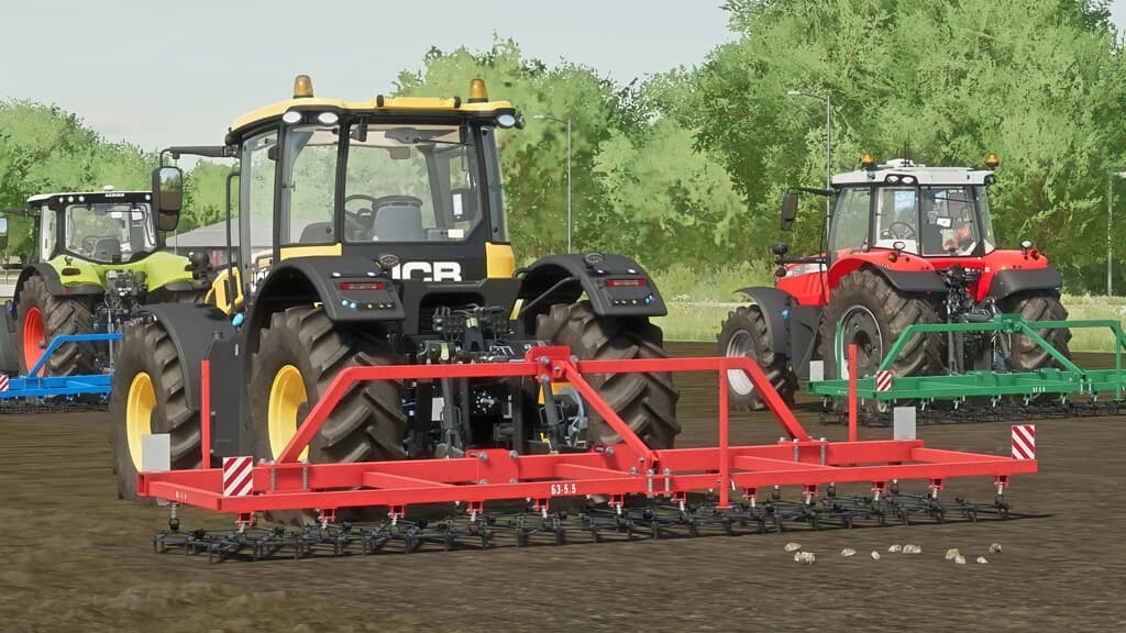 COUPLING OF TOOTHED HARROWS