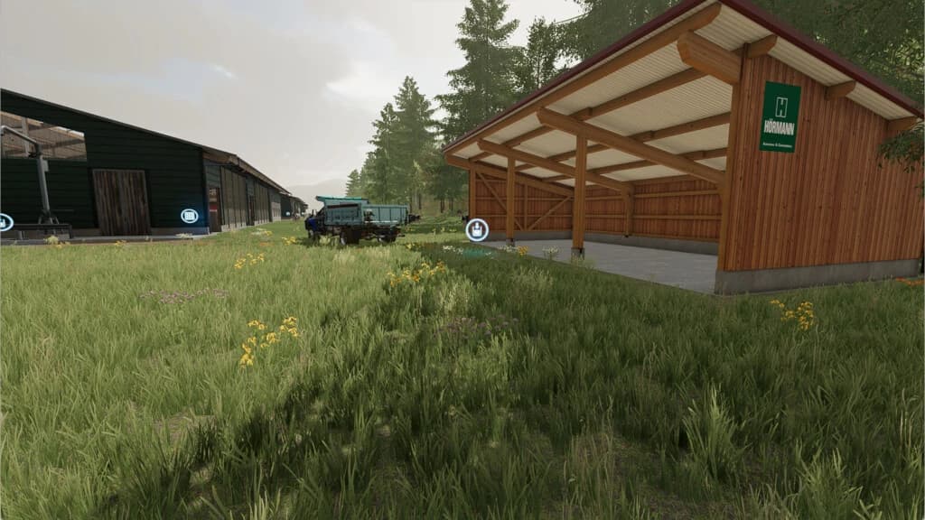 COVERED MANURE HEAP