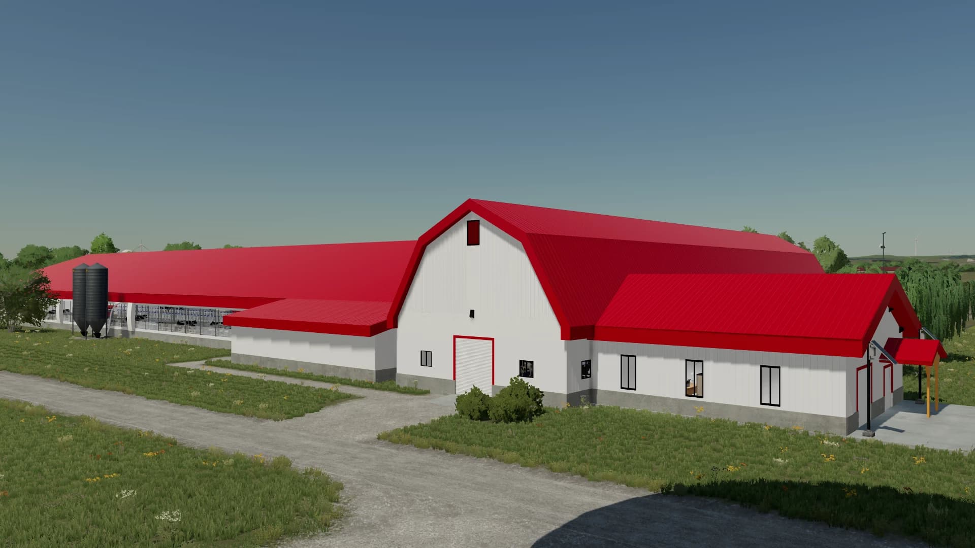 COW BARN RED/WHITE STYLE 5