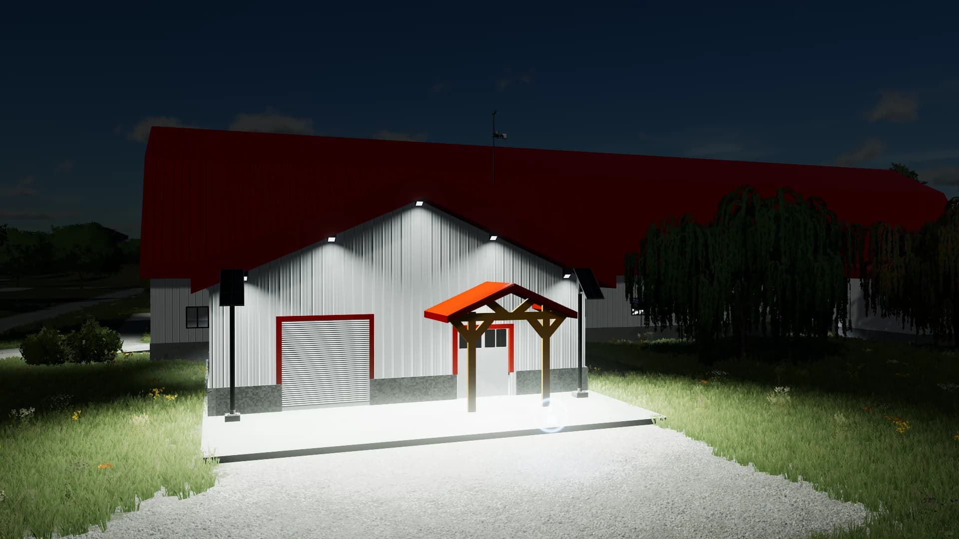 COW BARN RED/WHITE STYLE 3