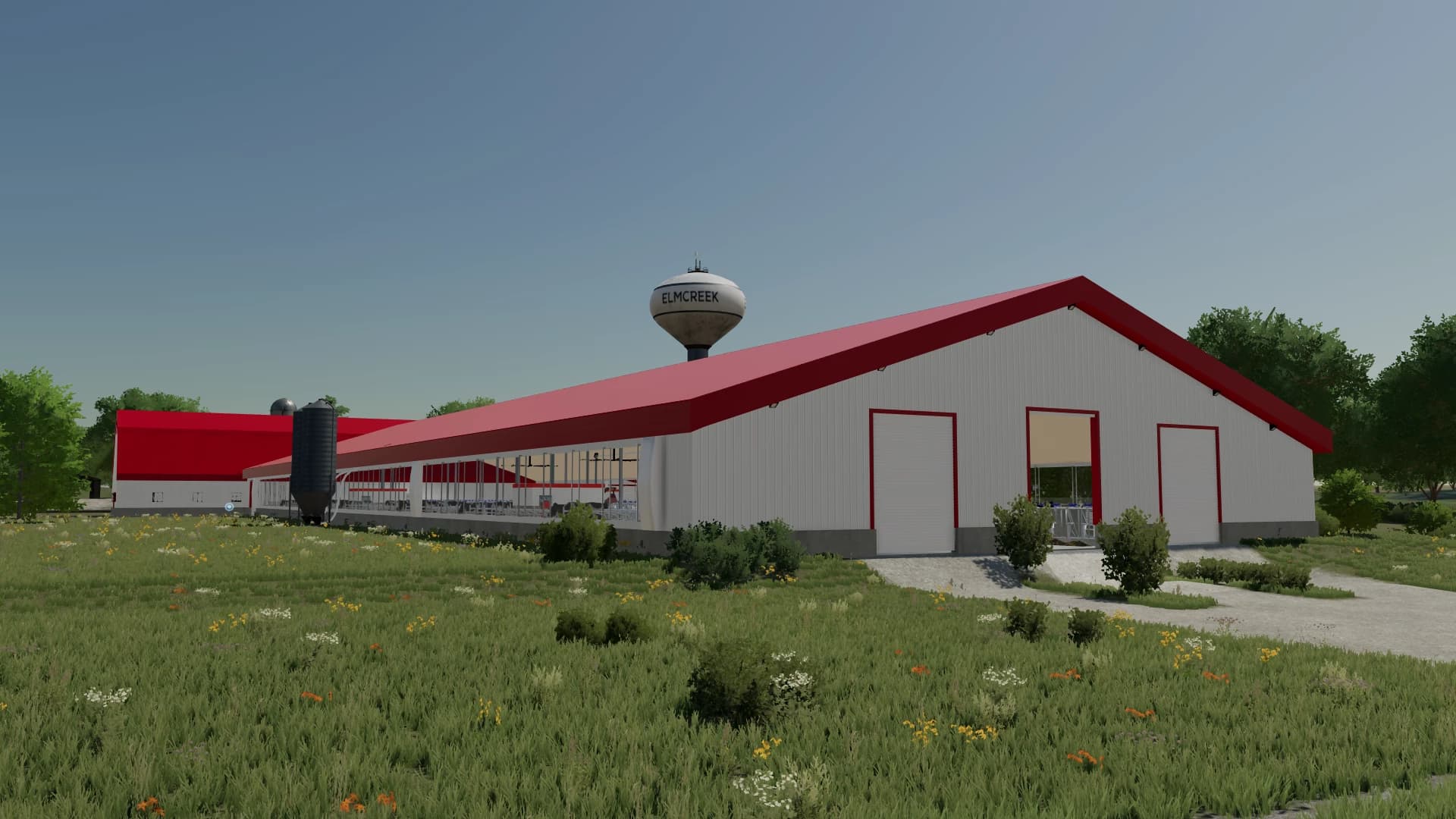 COW BARN RED/WHITE STYLE 2