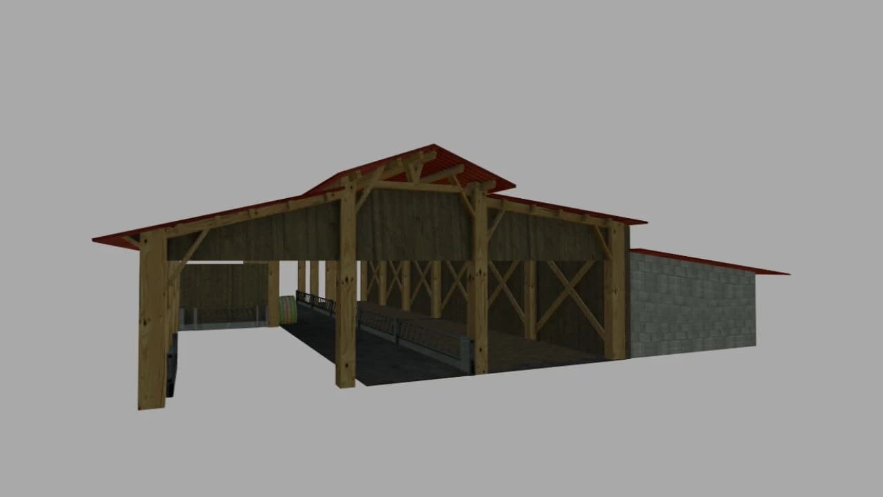 COW STALL PREFAB BETA 3