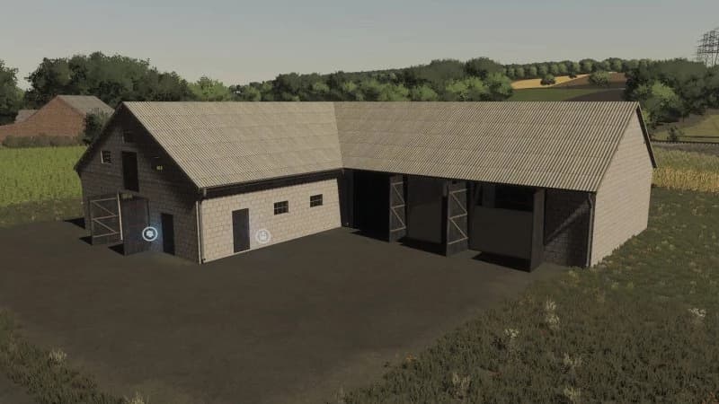 COWSHED WITH HOOD 2