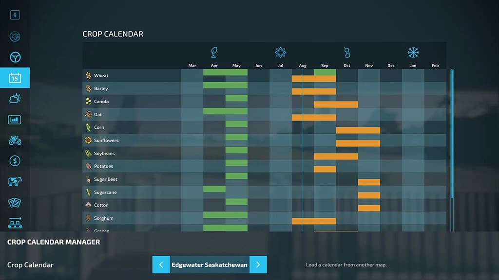 CROP CALENDAR MANAGER 3