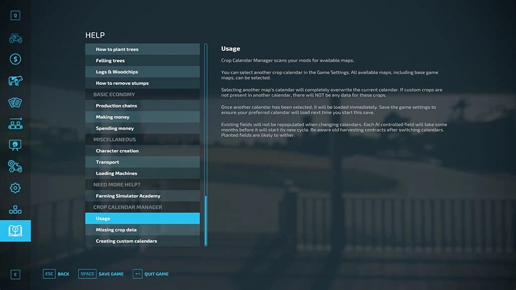 CROP CALENDAR MANAGER 2