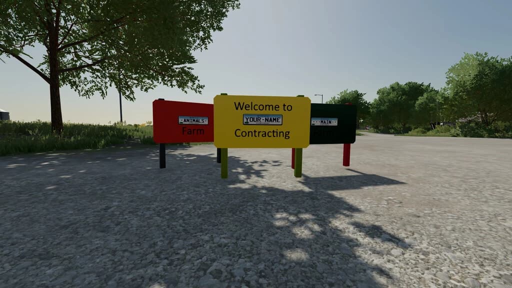 CUSTOMIZABLE FARM SIGN 3