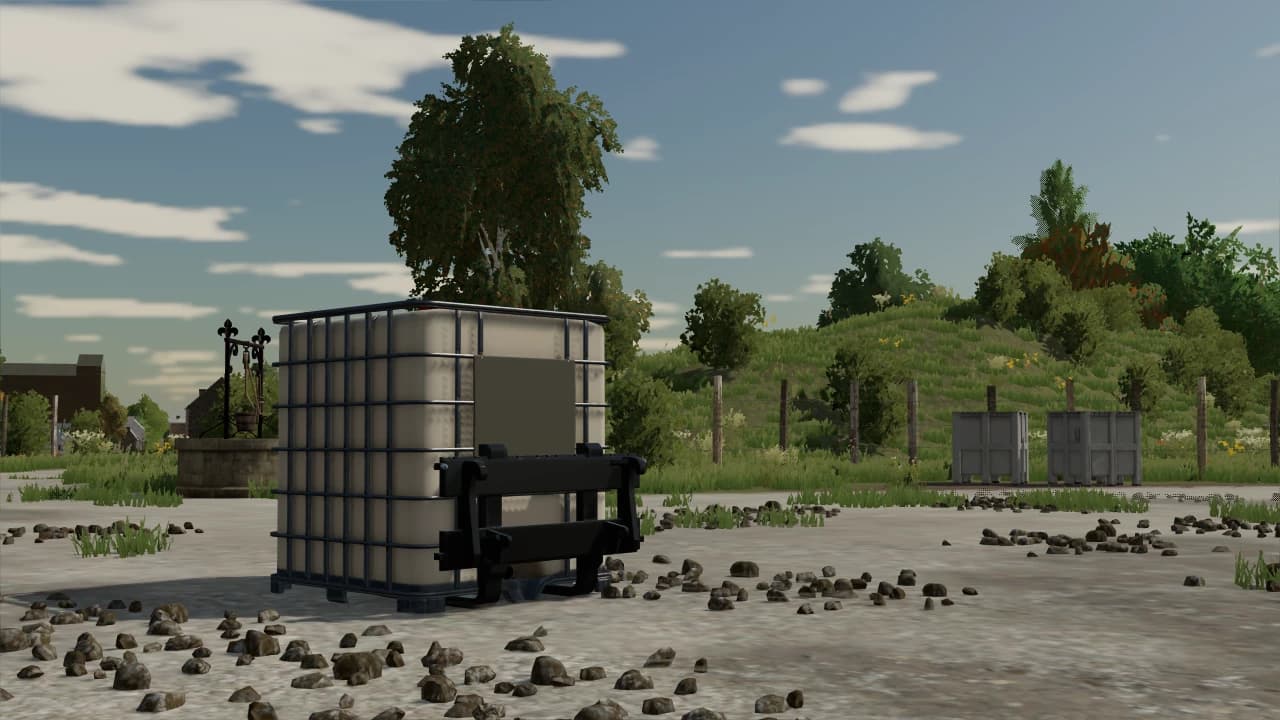 CUVE À EAU + FOURCHE