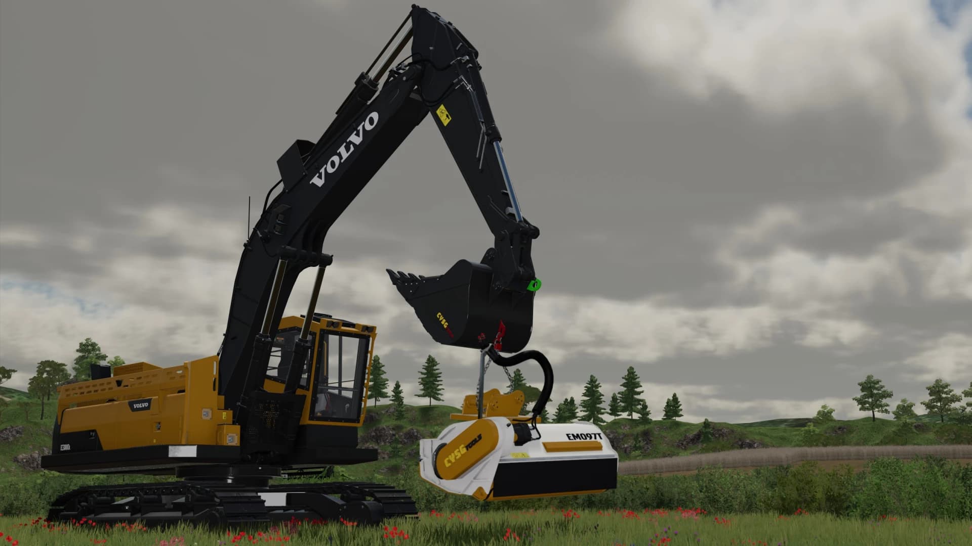 CYSGTools EM097T - Excavator Mower 2