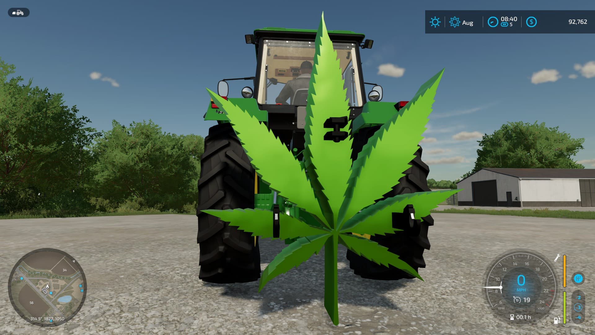 Cannabis Leaf Weight 4