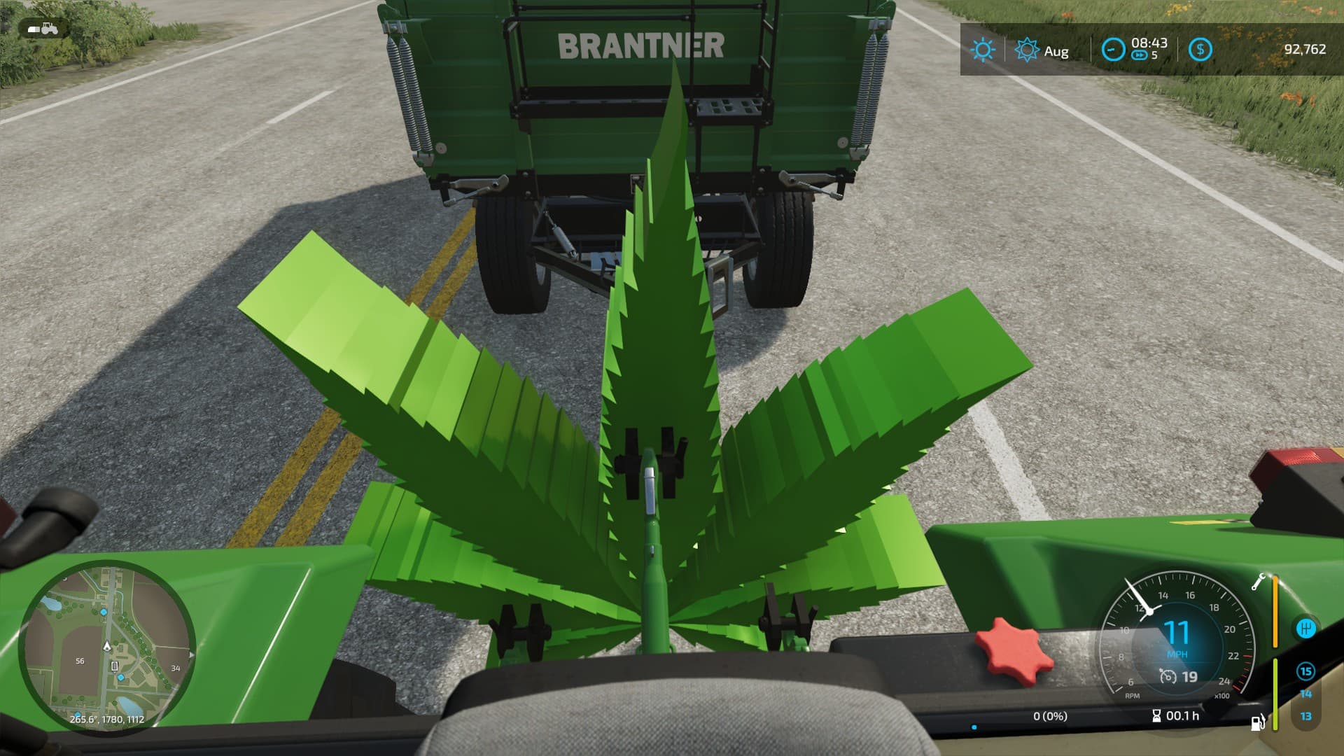 Cannabis Leaf Weight