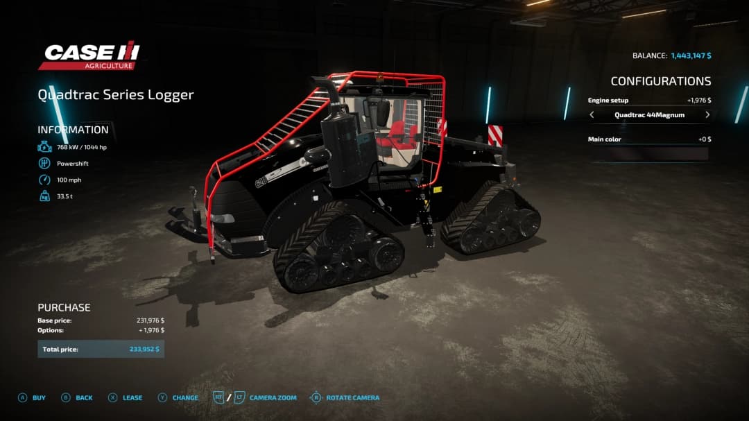 Case Quadtrac620 Logger 2