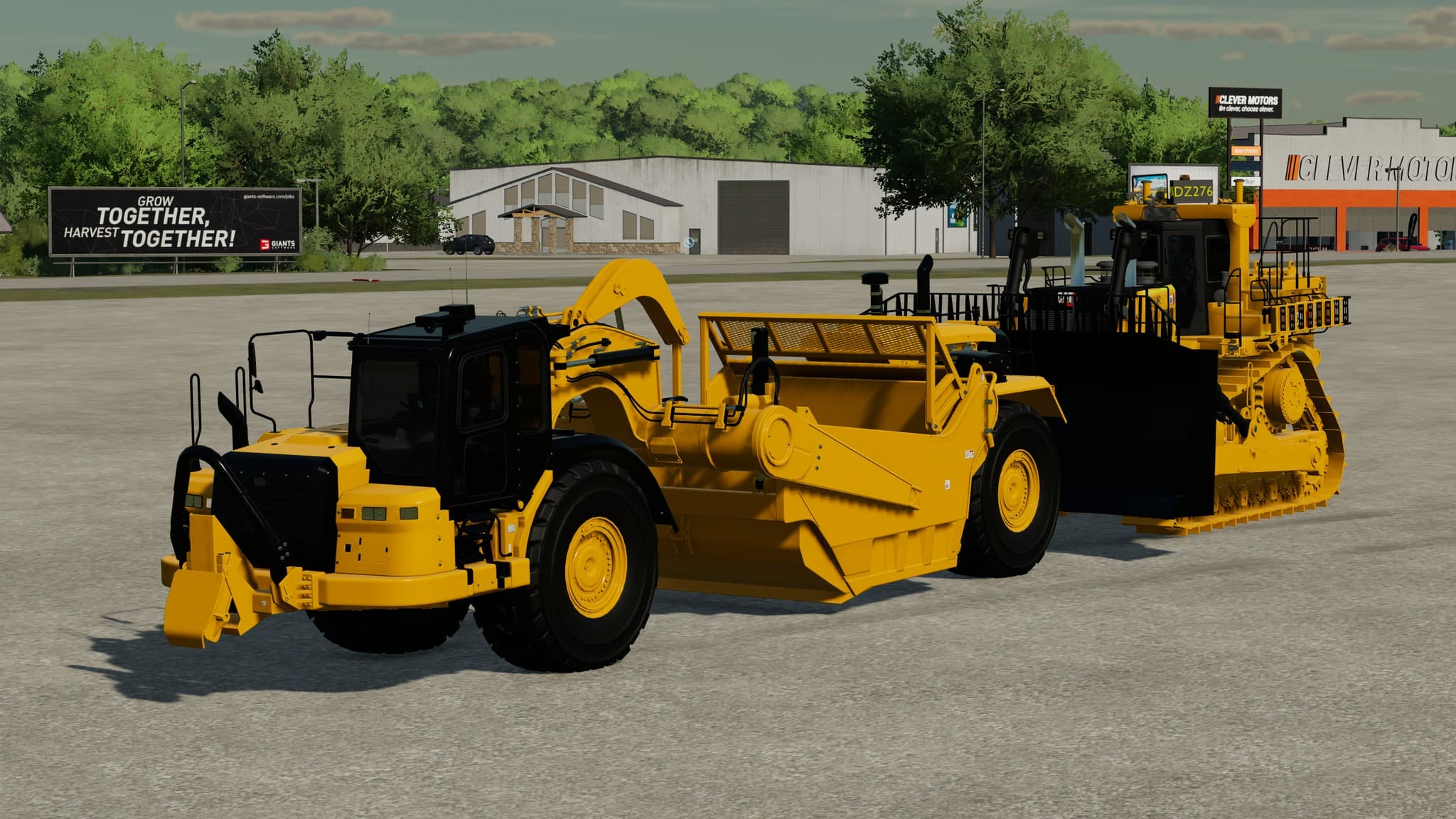 Cat 637K Scraper