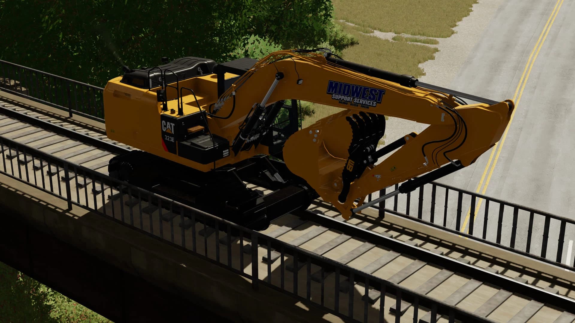 Caterpillar 323E Hi-Rail 4