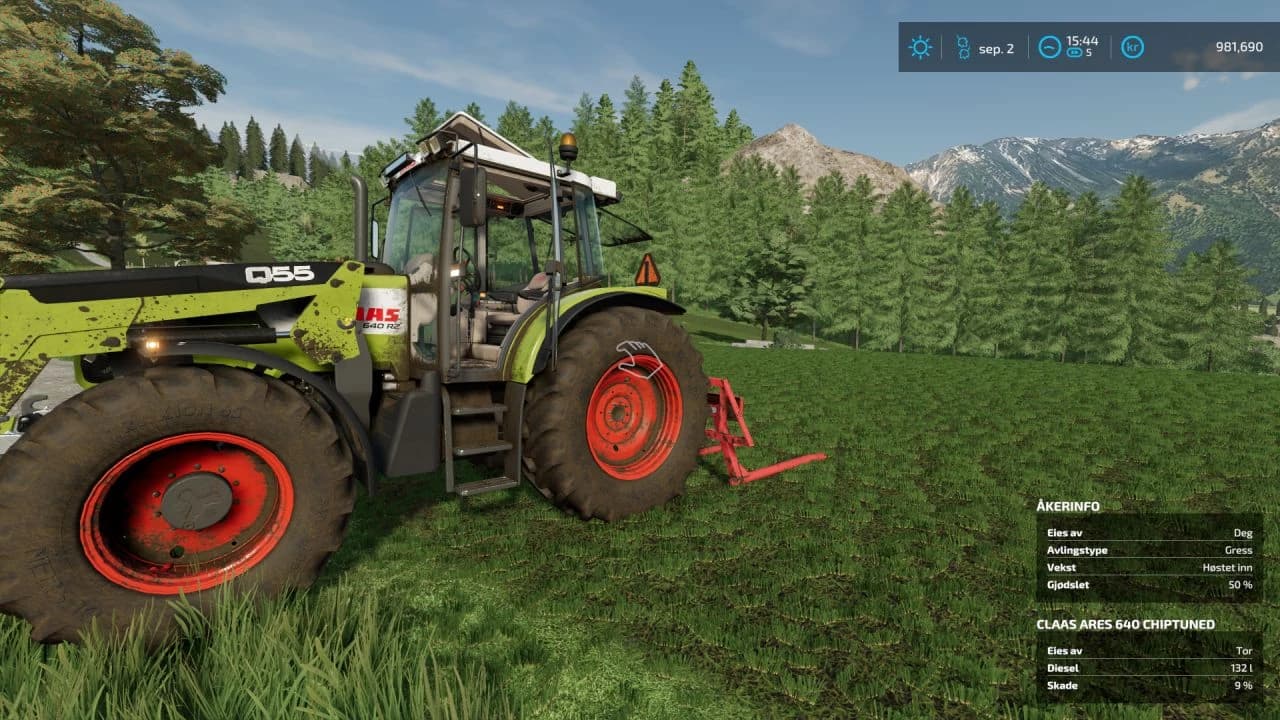Claas Ares 600 Edited 6