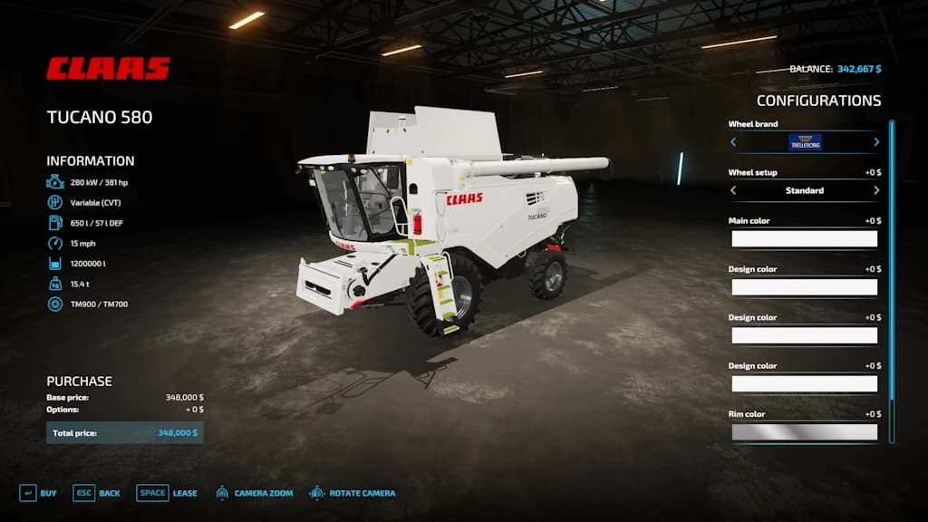 Claas TUCANO 580 2