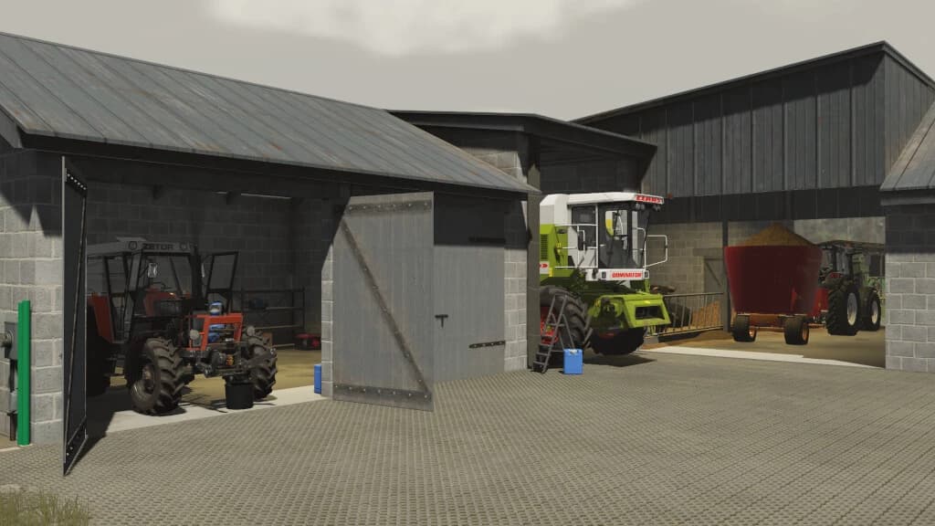 Cowshed With Garage 3
