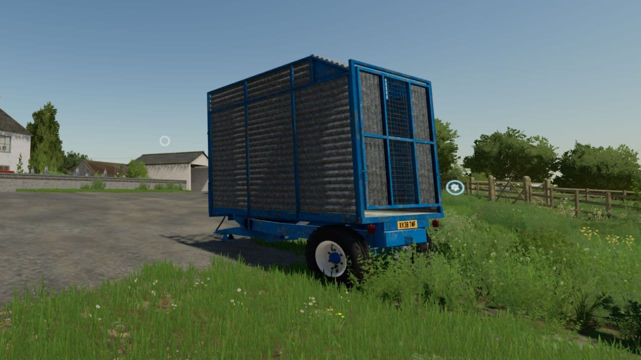 Crooks Single Axle Silage Trailer